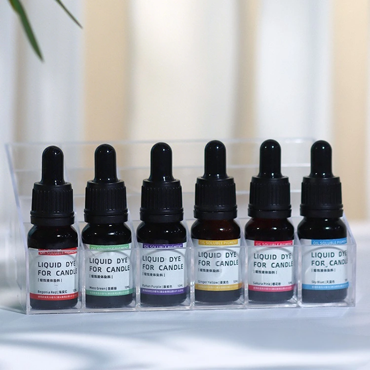 Flydende stearinlysfarvestoffer